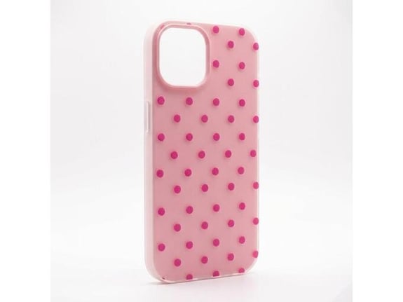 Maska Candy Dots za iPhone 15 pink