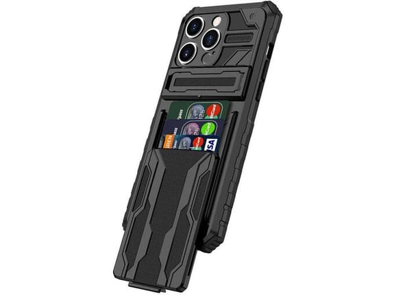 Maska Wallet Armor za iPhone 15 Pro Max crna