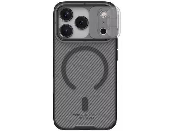 Maska Nillkin CamShield Pro Magnetic za iPhone 17 Pro Max transparent crna