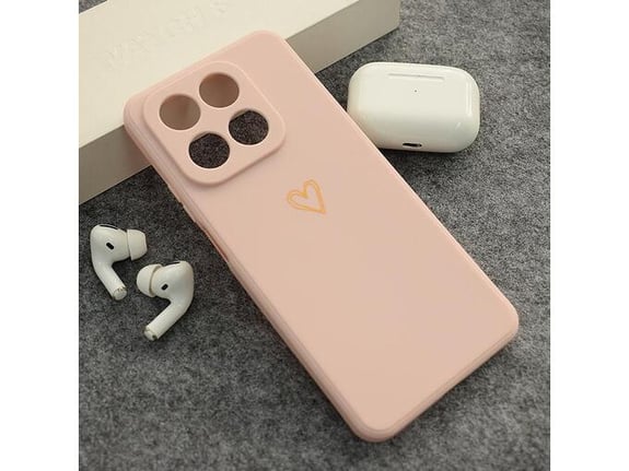 Maska Golden Heartbeat za Honor 400 Smart/ X7d roze