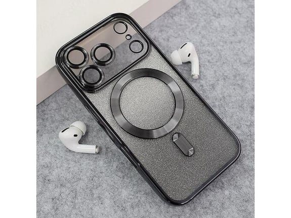 Maska Mag Case Electroplated za iPhone 17 Pro Max crna