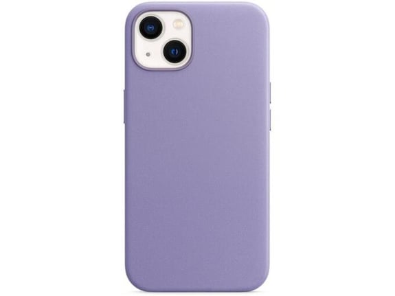 Maska Beautiful Shine Leather za iPhone 14 Plus ljubicasta.