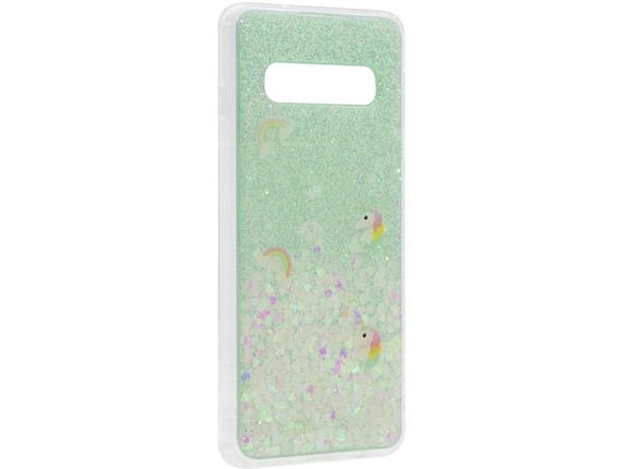 Maska Platina Unicorn za Samsung S10 Plus/ G975 svetlo zelena