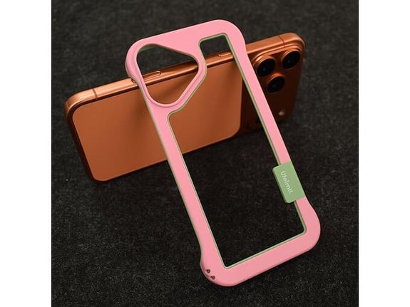 Maska Wolmtt Candy Bumper za iPhone 17 roze