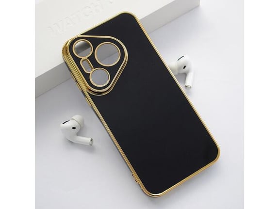 Maska Fresh Electroplated za Huawei Pura 70 crna.