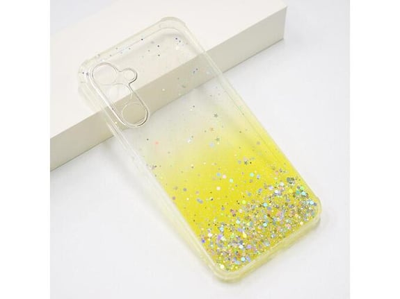 Maska Stardust za Samsung A14 4G/ A145R/ A14 5G/ A146B zuta.