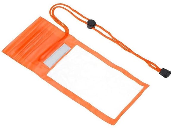 Vodootporna torbica za telefon narandzasta