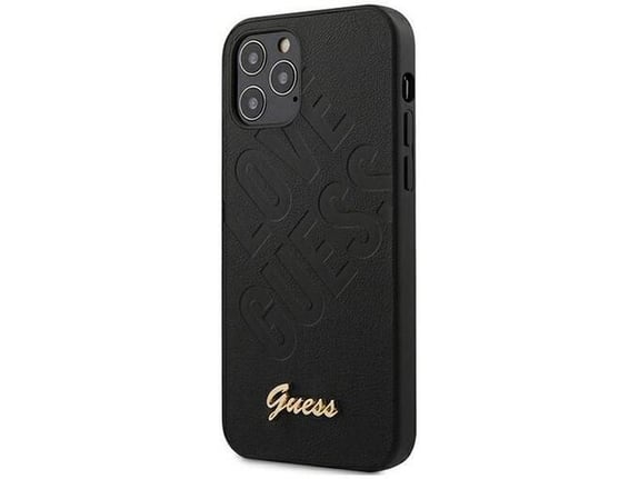 Maska Guess Faceplate Love za iPhone 12 mini crna.