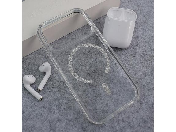 Maska Mag Case Bling za iPhone 17 Pro srebrna