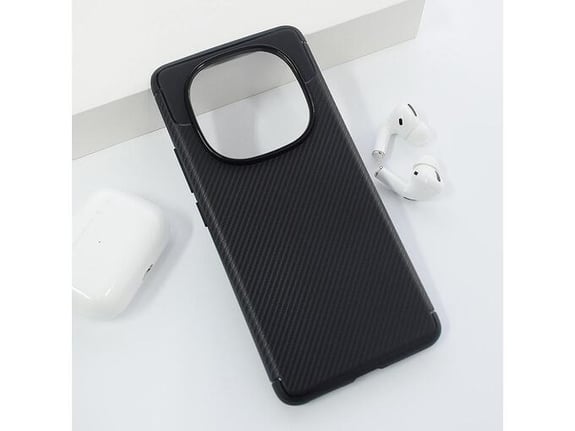 Maska Carbon Defender za Xiaomi Redmi Note 14 Pro Plus crna