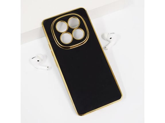 Maska Fresh Electroplated za Xiaomi Redmi Note 14 Pro Plus 5G crna