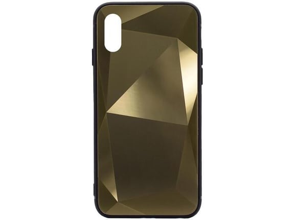 Maska Ice Color za iPhone X/ XS zlatna.