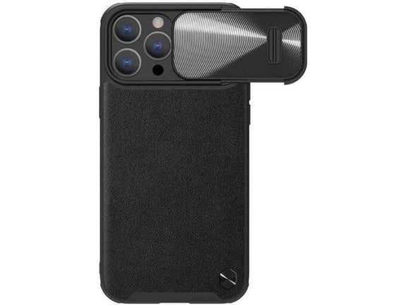 Maska Nillkin CamShield Leather S za iPhone 14 Pro crna