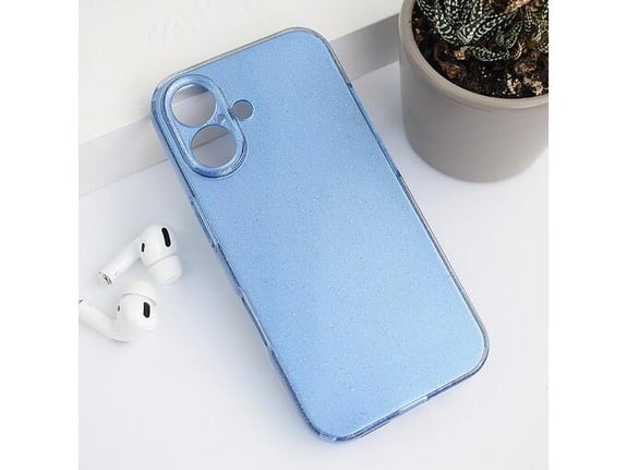 Maska Flash Crystal za iPhone 16 plava