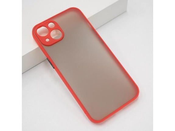 Maska Matte za iPhone 15 crvena