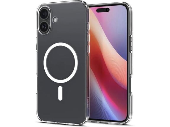 Maska Spigen Liquid Crystal Mag MagSafe za iPhone 16 clear