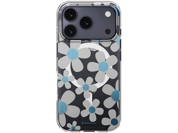 Maska Mag Case SwitchEasy Fleur za iPhone 17 Pro Max plavo siva