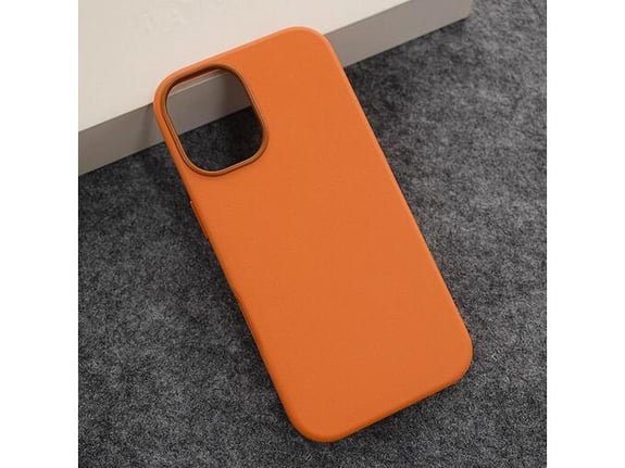 Maska Beautiful Shine Leather za iPhone 17 narandzasta
