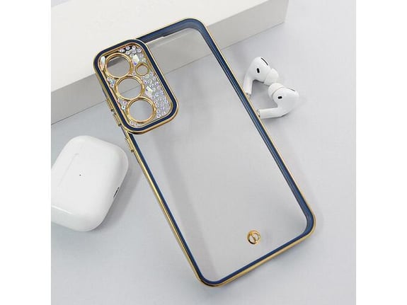 Maska Luxury Crystal Clear za Samsung A55 5G/ A556B plava