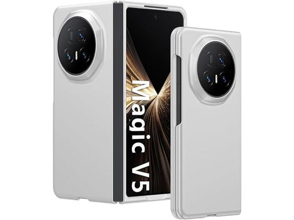 Maska Elegant Fold za Honor Magic V5 bela