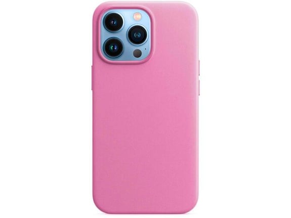 Maska Beautiful Shine Leather za iPhone 16 Pro pink