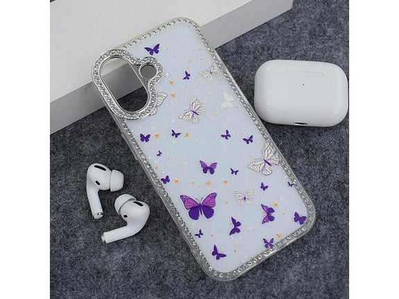 Maska Sunny Garden za iPhone 17 Purple Blossom