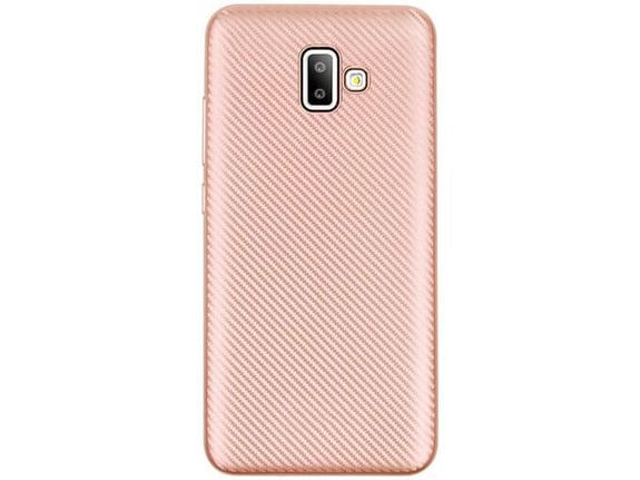 Maska Carbon fiber za Samsung J6 Plus/ J610F (2018) EU roze zlatna.