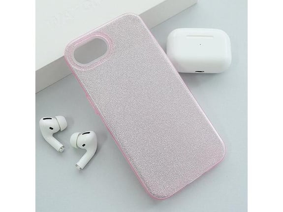 Maska Crystal Dust za iPhone 16e pink