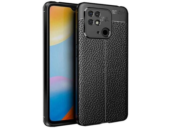 Maska Elegant man exclusive za Xiaomi Redmi 10C crna