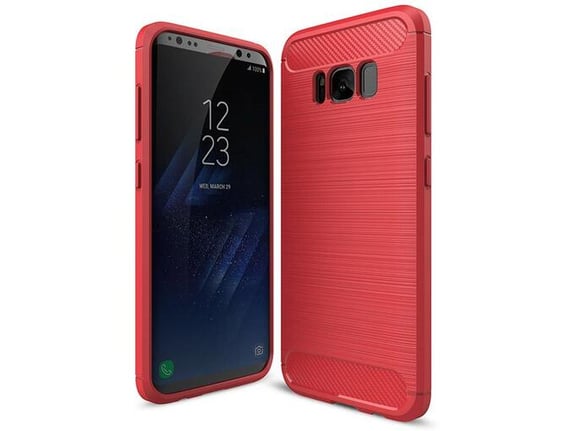 Maska Silicone Defender za Samsung S8 Plus/ G955 crvena.