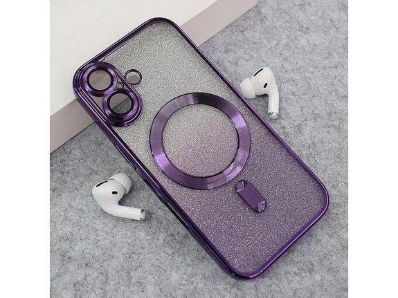 Maska Mag Case Electroplated za iPhone 17 ljubicasta