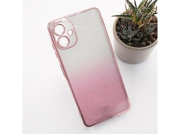 Maska Shiny Frame za Samsung A06/ A065F roze.