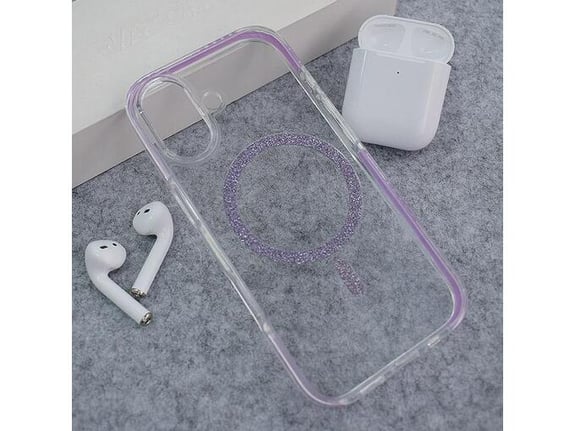 Maska Mag Case Bling za iPhone 17 ljubicasta