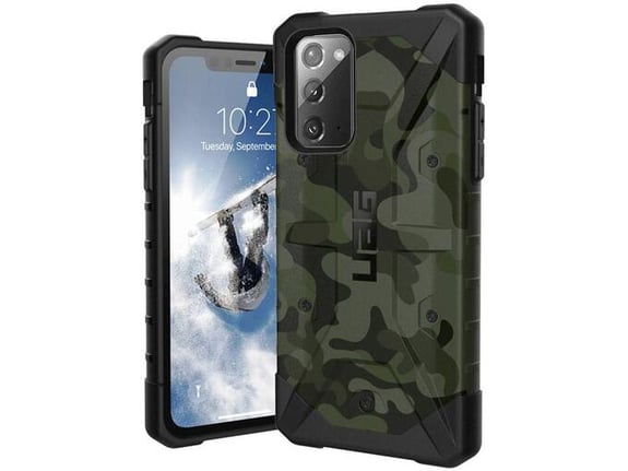 Maska UAG Pathfinder Camo za Samsung Note 20/ N980F zelena