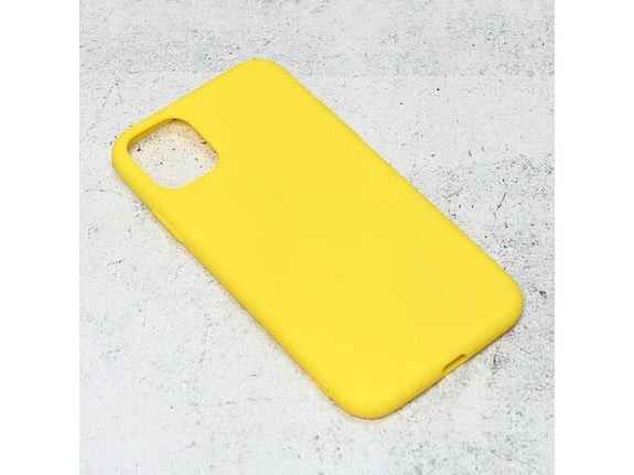 Maska Gentle Color za iPhone 11 zuta.