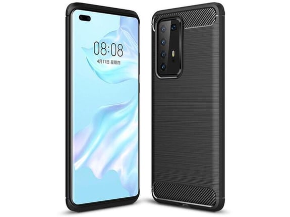 Maska Silicone Defender za Huawei P40 Pro crna.