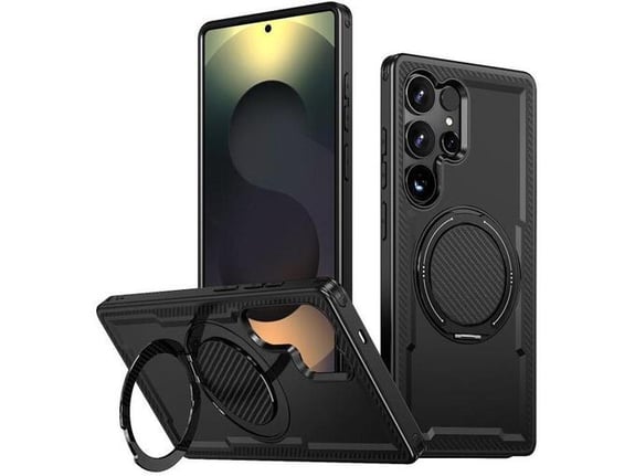 Maska Ring Armor Mag Case za Samsung S25 Ultra/ S938B crna