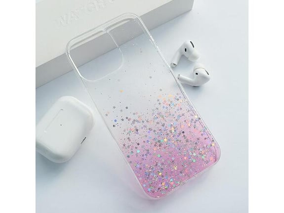 Maska Stardust za iPhone 16 Pro Max pink