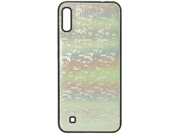 Maska Rainbow Mosaic za Samsung M10 bela