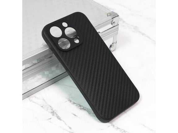 Maska Carbon fiber za iPhone 15 Pro crna