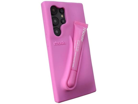 Maska Rhode LIP CASE + LIP TINT za Samsung S24 Ultra/ S928B shortcake