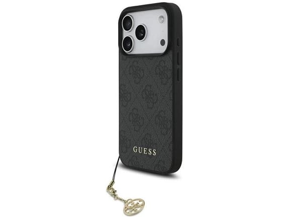 Maska Guess 4G Charms Collection MagSafe za iPhone 17 Pro crna