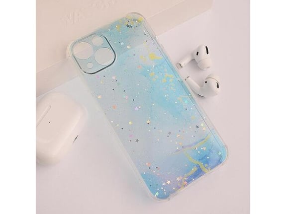 Maska Fluid Color za iPhone 13 svetlo plava