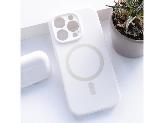 Maska Mag Case PureTone za iPhone 16 Pro Max bela