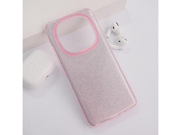 Maska Crystal Dust za Xiaomi Redmi Note 14 Pro 5G (EU) pink