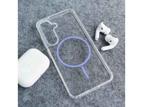 Maska Mag Case Clear Slim za Samsung A16 5G/ A166B ljubicasta