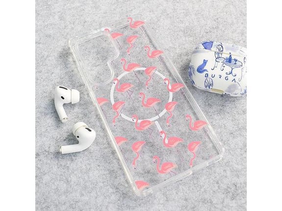 Maska Mag Case Nanobit Print za Samsung S25 Ultra/ S938B Tropical Flamingos