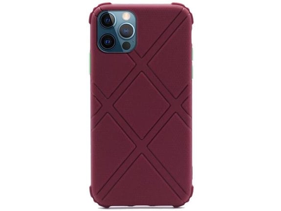 Maska Shield za iPhone 12/ 12 Pro bordo