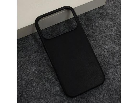 Maska Beautiful Shine Leather za iPhone 17 Pro Max crna