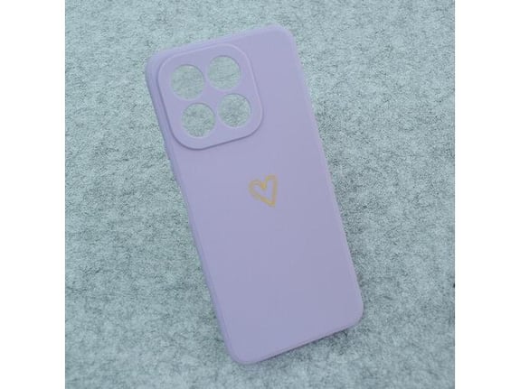 Maska Golden Heartbeat za Honor X6c ljubicasta